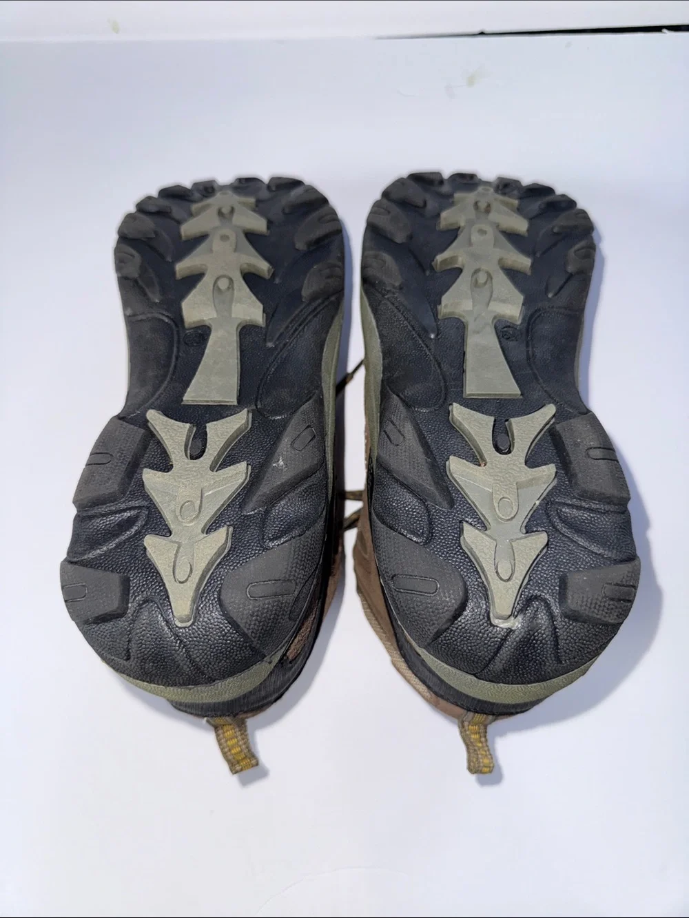 Ozark Trail Brown and Olive Hiking Boots